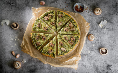 Spinat-Pizza