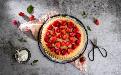 Veganer Erdbeerkuchen