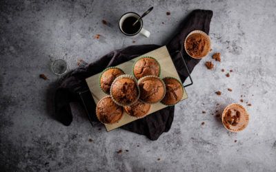 Vegane Schokomuffins