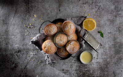 Vegane Zitronenmuffins