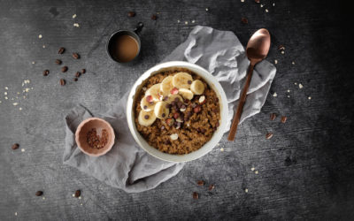 Veganes Kaffee-Oatmeal